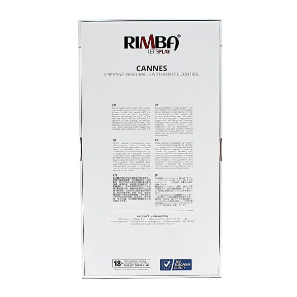 Rimba Cannes - juhtmevaba vibromuna - laetav - lilla