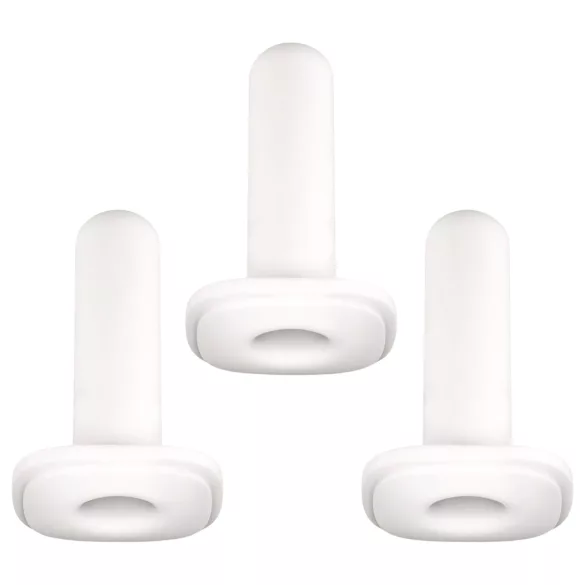 Kiiroo Onyx - masturbaatorimansett - tihe sobivus - 3 tk - valge