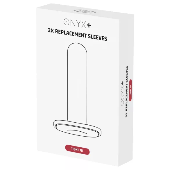 Kiiroo Onyx - masturbaatorimansett - tihe sobivus - 3 tk - valge