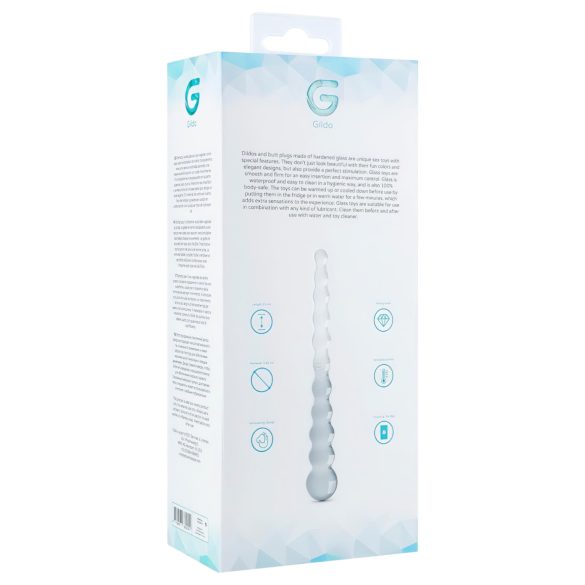 Gildo Glass No. 20 - klaasist dildonuppudega - läbipaistev