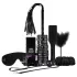 Secret Pleasure Chest - edasijõudnute BDSM komplekt - 14‑osaline (must)