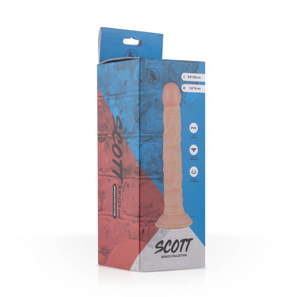Real Fantasy Scott - realistlik dildos - 25cm - naturaalne