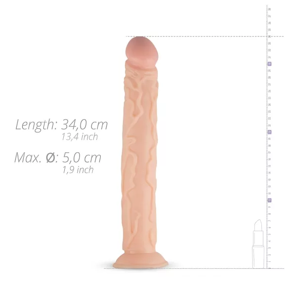 Real Fantasy Shawn - realistlik suur dildo - 35cm - natur
