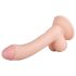 Real Fantasy Vince - munanditega eesnahaga dildo - 19,5 cm naturaalne