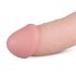 Real Fantasy Cliff - elutru dildo munanditega - 22 cm (naturaalne)