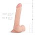 Real Fantasy Felix - realistlik munanditega dildo - 22cm naturaalne