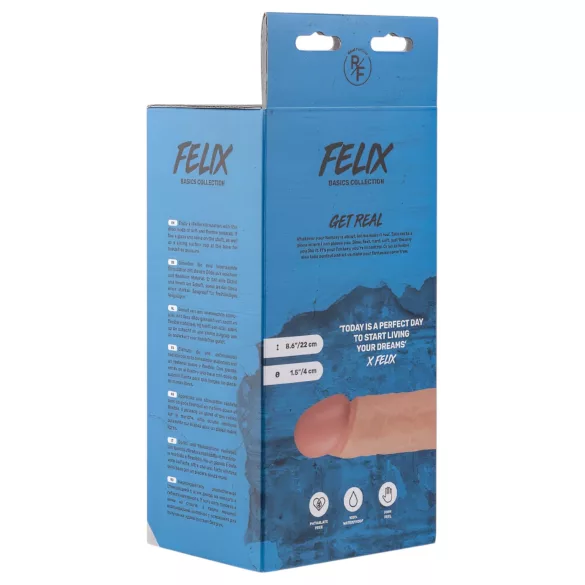 Real Fantasy Felix - realistlik munanditega dildo - 22cm naturaalne