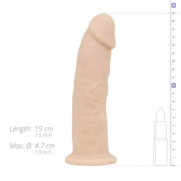 Real Fantasy Parker - realistlik dildos - 19 cm - naturaalne
