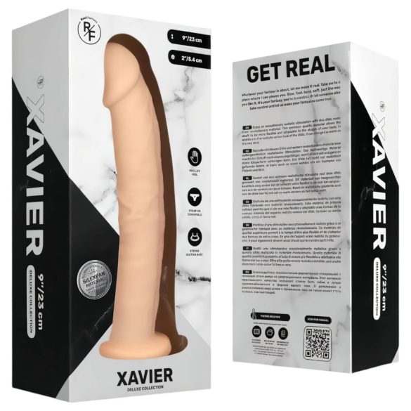 Real Fantasy Xavier - realistlik dildomuna - 23 cm naturaalne