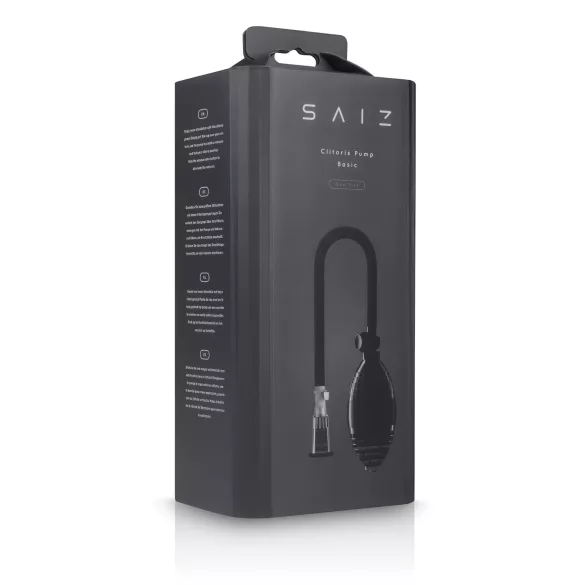 Saiz Basic - kliitoripump - läbipaistev/must