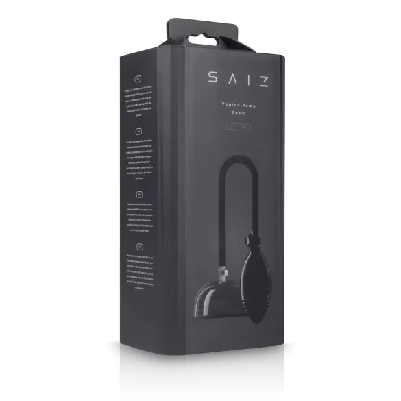 Saiz Basic - vagiinapump - läbipaistev/must