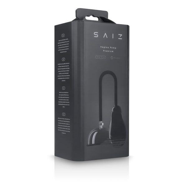 Saiz Premium - automaatne intiimpump (läbipaistev-must)