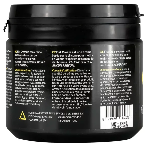 BUTTR - fisting kreem - veepõhine libesti - 500 ml