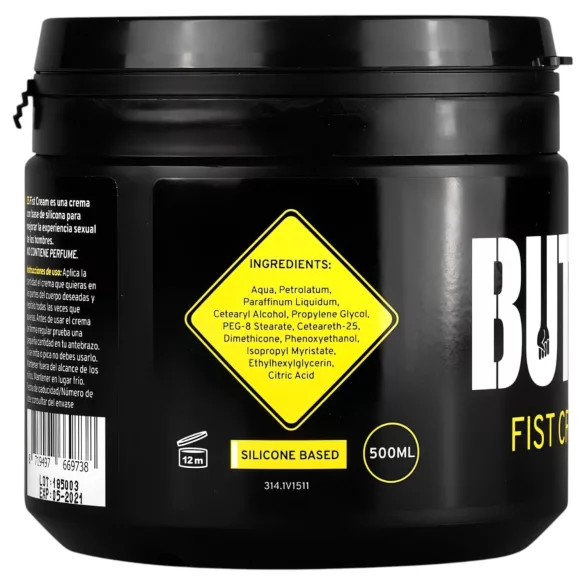 BUTTR - fisting kreem - veepõhine libesti - 500 ml