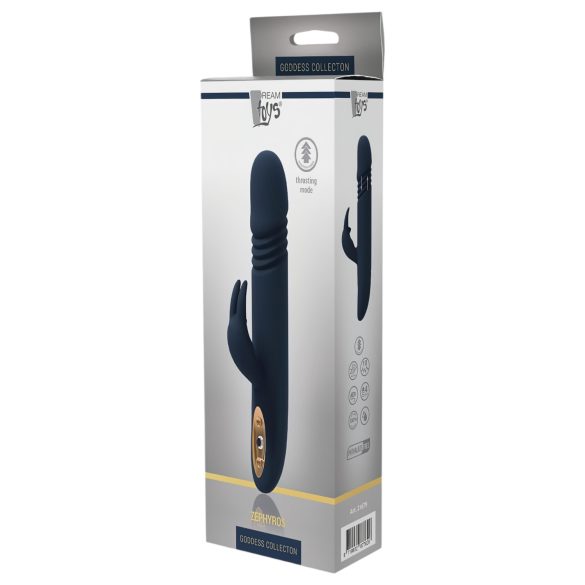 Goddess Zephyros - veekindel jänkuvibraator - tõukav - sinine