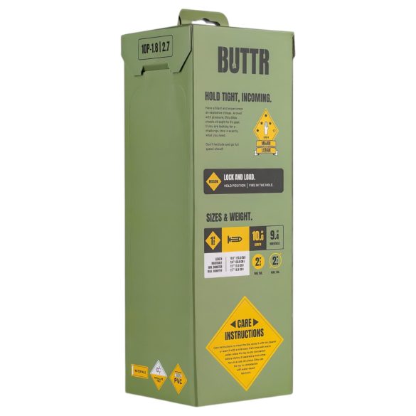 BUTTR - suur dildoga iminapaga - must