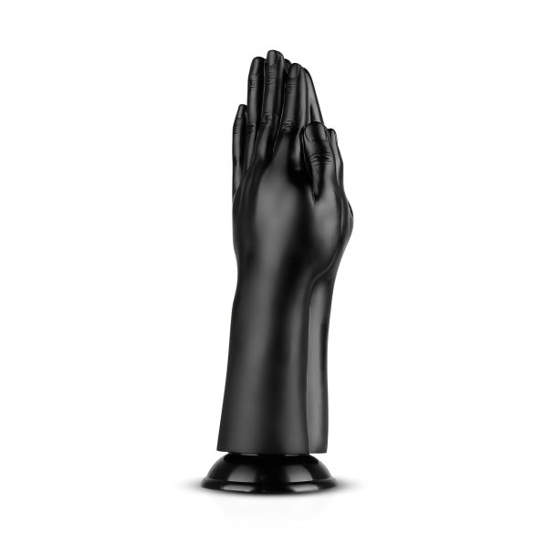 BUTTR Kahekordne nauding - iminapaga fisting dildo (must)