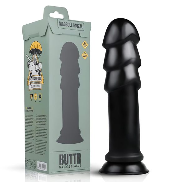 Madbull imidža maaväline dildo (must)