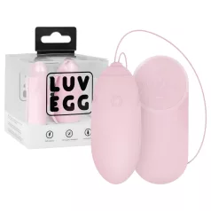 LUV EGG - kantav akutoitel raadiojuhitav vibromuna (roosa)