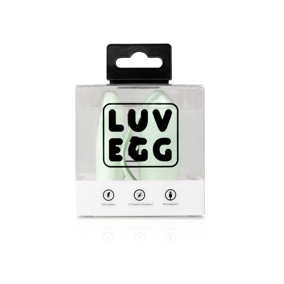 LUV EGG - vibro-muna puldiga - aku - roheline