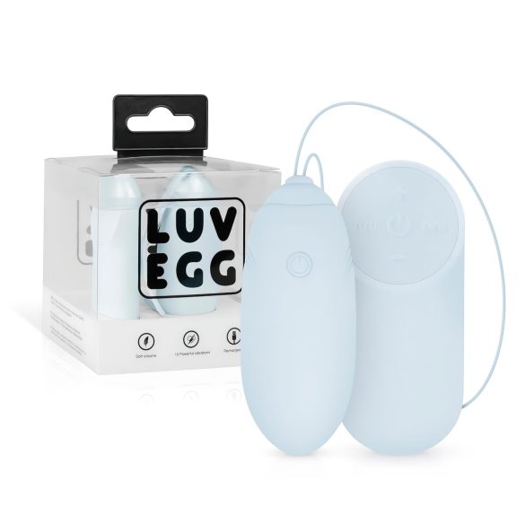 LUV EGG - juhtmevaba laaditav vibreeriv muna (sinine)