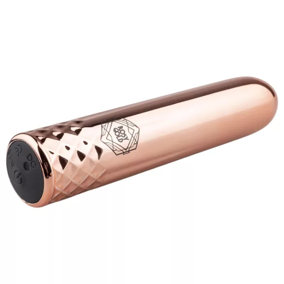 Rosy Gold Mini - vibraator - väike, aku, roosakaskuldne