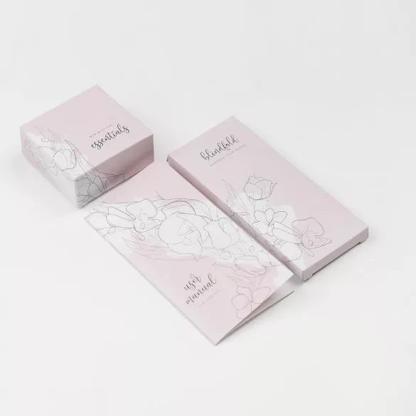 Bloom Orchid Wand - aku vibraator massaažiks - türkiissinine