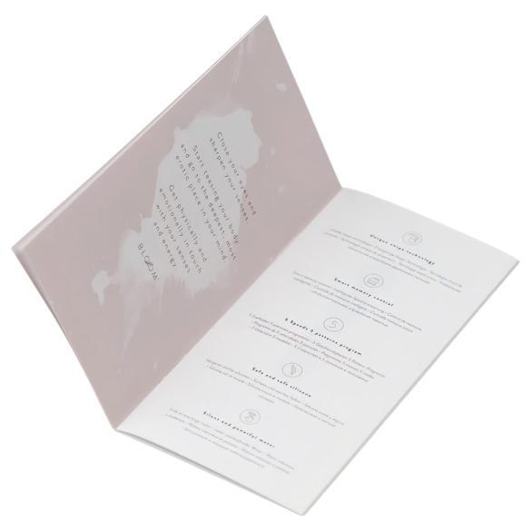 Bloom Rose - G-punkti vibraator akuga silikoonist türkiissinine