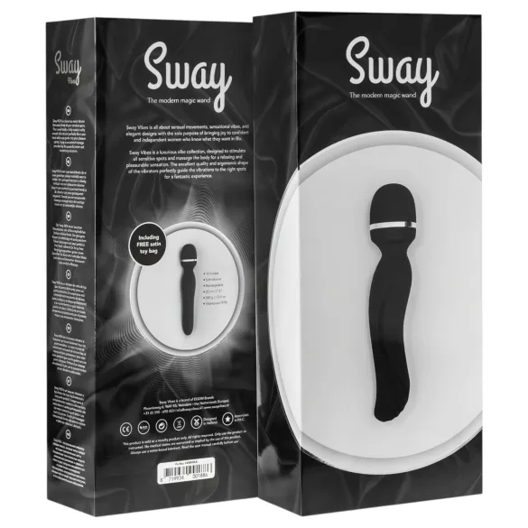 Sway No.4 Wand - aku vibraator massaažiks - must