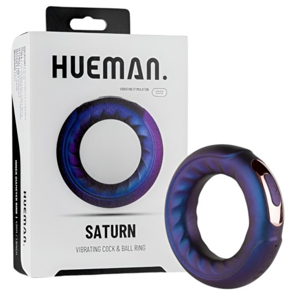 Hueman Saturn - vibro peenisering - laetav, veekindel, lilla