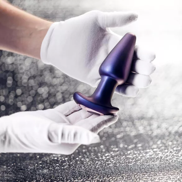 Hueman Asteroid - pöörlev pärlitega anaalseks vibraator - lilla