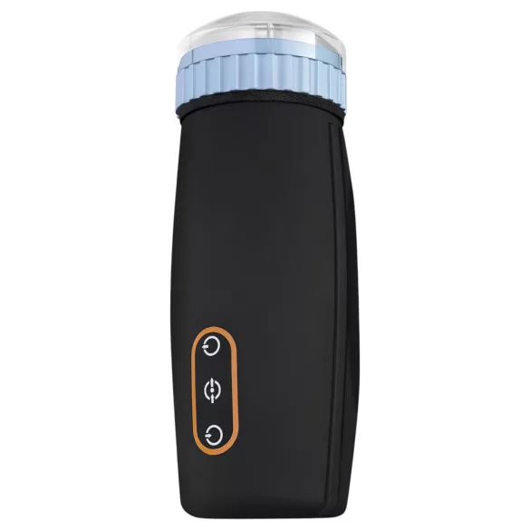 CRUIZR CM05 - akuga tõukav-imetav masturbaator - must-sinine