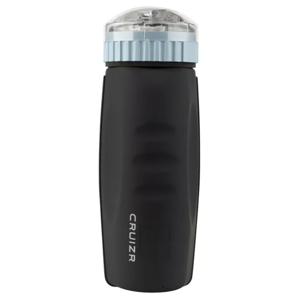 CRUIZR CM05 - akuga tõukav-imetav masturbaator - must-sinine