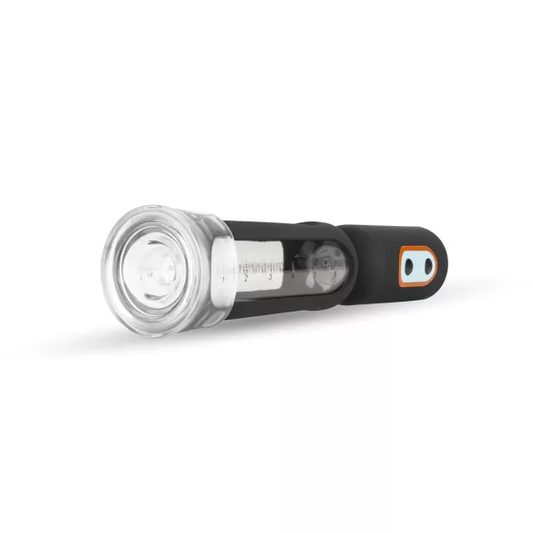 CRUIZR CS08 - automaatne akupumbaga peenisepump - must/läbipaistev