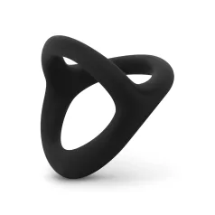   Easytoys Desire Ring - peenise- ja munandite rõngas - must - elastne