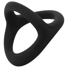   Easytoys Desire Ring - peenise- ja munandite rõngas - must - elastne