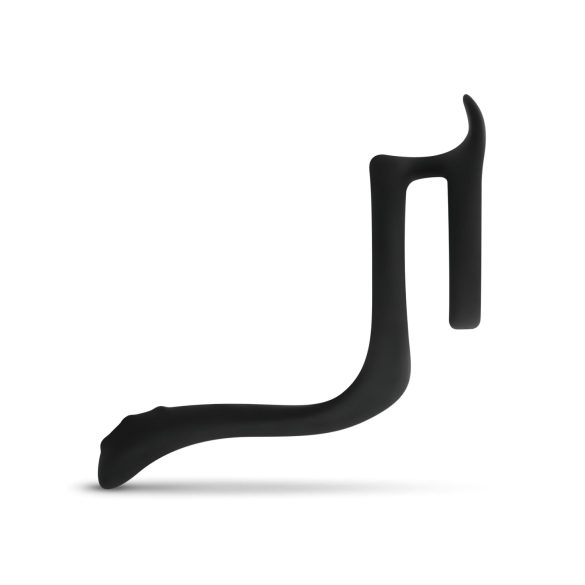 Easytoys - peenise- ja munandite rõngas - veniv - must