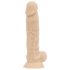 Real Fantasy Ashton - munanditega realistlik dildo - 20,5 cm naturaalne