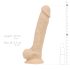 Real Fantasy Ashton - munanditega realistlik dildo - 20,5 cm naturaalne