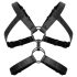 Magamistoa Fantaasiad Rocco - kehasse kleepuv topp (must) - S-XL