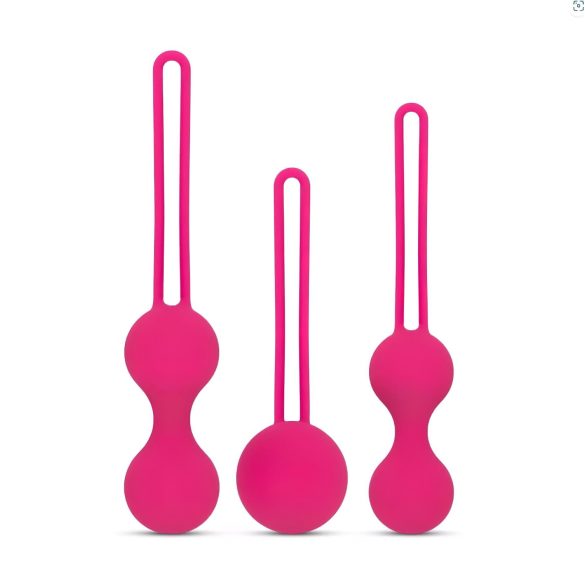 Easytoys LoveBalls - tupikukuulide komplekt - 3 osaline - roosa