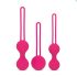 Easytoys LoveBalls - tupikukuulide komplekt - 3 osaline - roosa