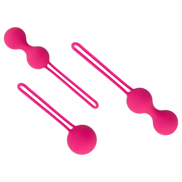 Easytoys LoveBalls - tupikukuulide komplekt - 3 osaline - roosa