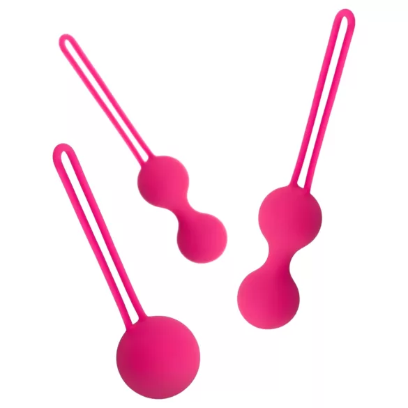 Easytoys LoveBalls - tupikukuulide komplekt - 3 osaline - roosa