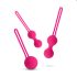 Easytoys LoveBalls - tupikukuulide komplekt - 3 osaline - roosa