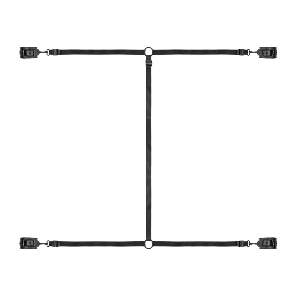 Bedroom Fantasies - voodisse kinnitamise komplekt - must