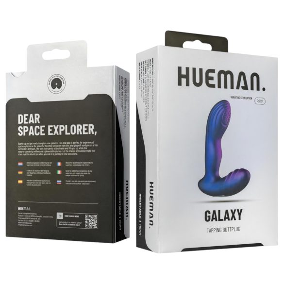 Hueman Galaxy - pulseeriv anaalseks vibraator - lilla