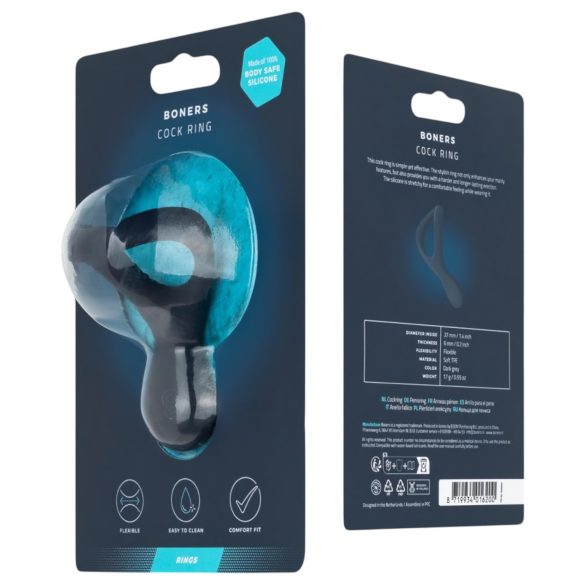 Boners - silikoonist peeniserõngas - hall