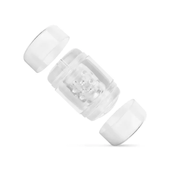 FPPR. - kaksikülgne masturbaator - vagiina ja suu - läbipaistev