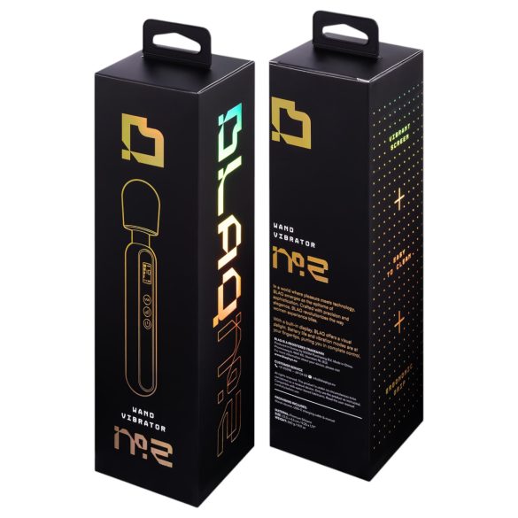 BLAQ - digitaalne massaaživibraator (must)